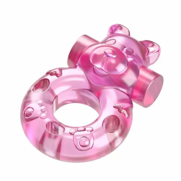 Эрекционное виброкольцо PINK BEAR