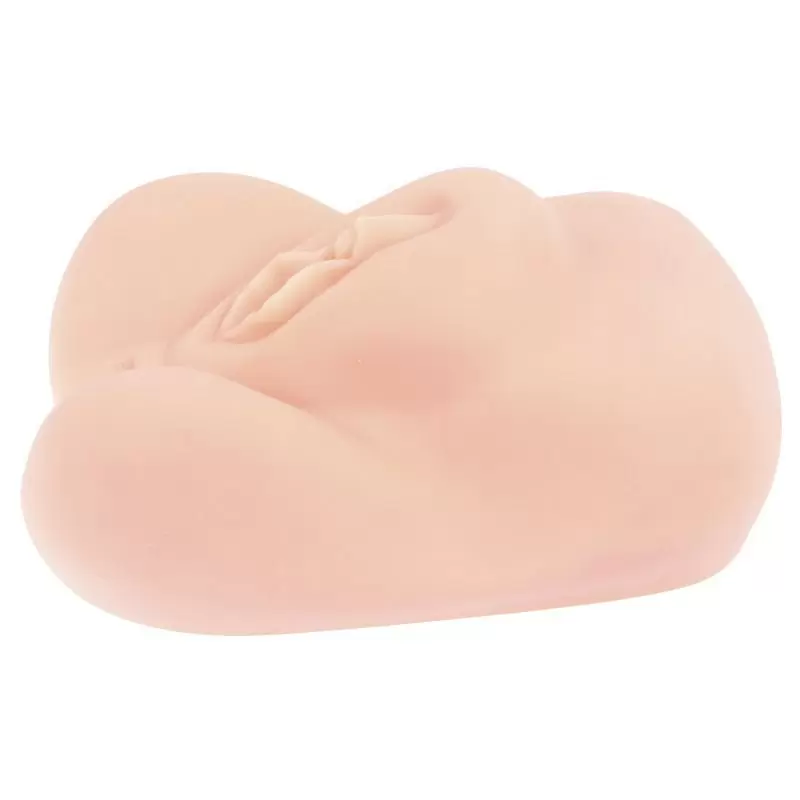 Компактный полуторс мастурбатор-вагина Adarashi 3 – телесный