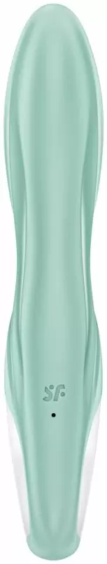 Надувающийся вибратор-кролик Satisfyer Air Pump Bunny 5, управление через приложение, 20,4 см, мятный