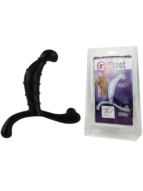 Ребристый стимулятор простаты Male G-Spot Stimulator – черный