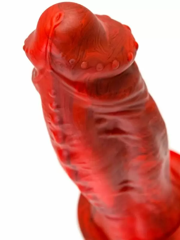 Необычный фаллоимитатор TOYFA Monster Saur, 21,7 см, 10 режимов, силикон