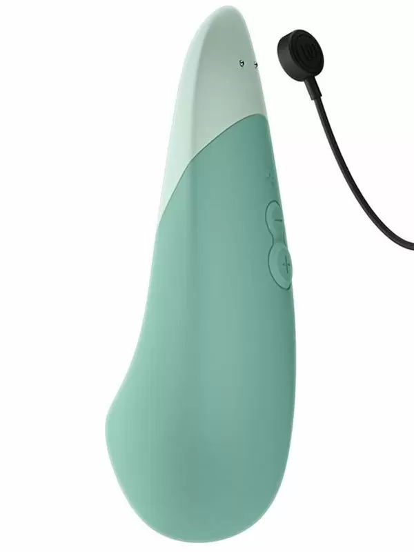 Стимулятор клитора Womanizer Vibe, 10 скоростей, технология UltraWave Vibration, цвет шалфей