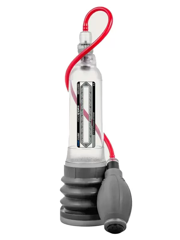 Гидропомпа Bathmate HydroXtreme8 crystal, с грушей, для мужчин с размером до 21 см