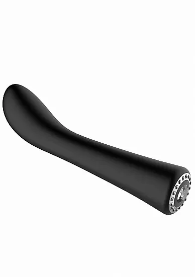 Гибкий вибратор Glimmer, 20,5 см, 10 режимов, силикон, черный