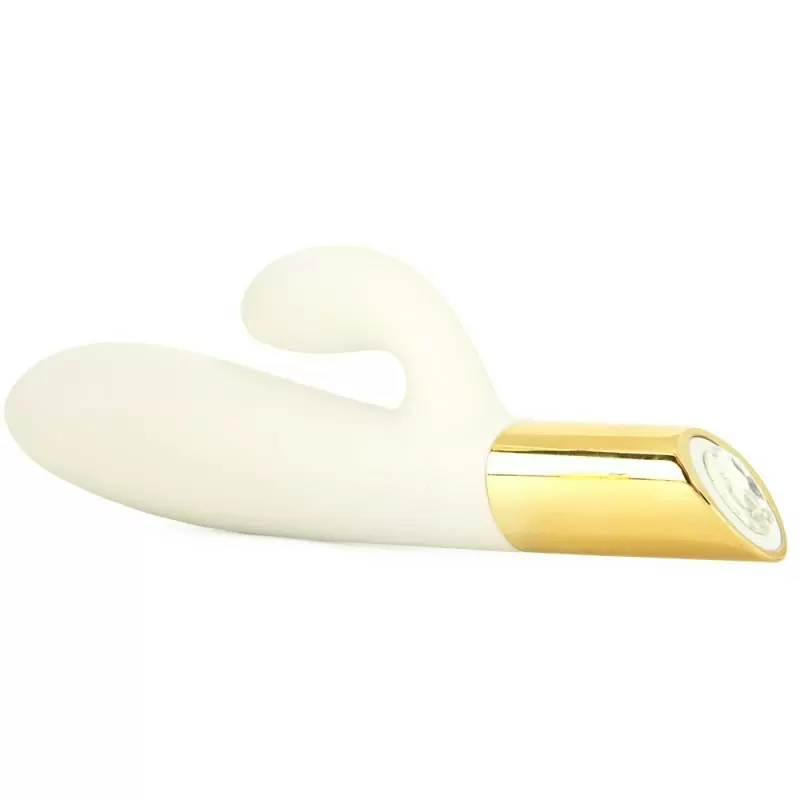 Перезаряжаемый вибромассажер двойного действия Callie Vibrating Dual Massager – белый