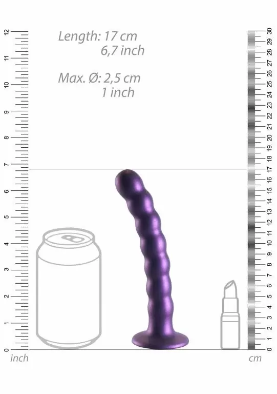 Фаллоимитатор Beaded G-Spot - 16,5 см