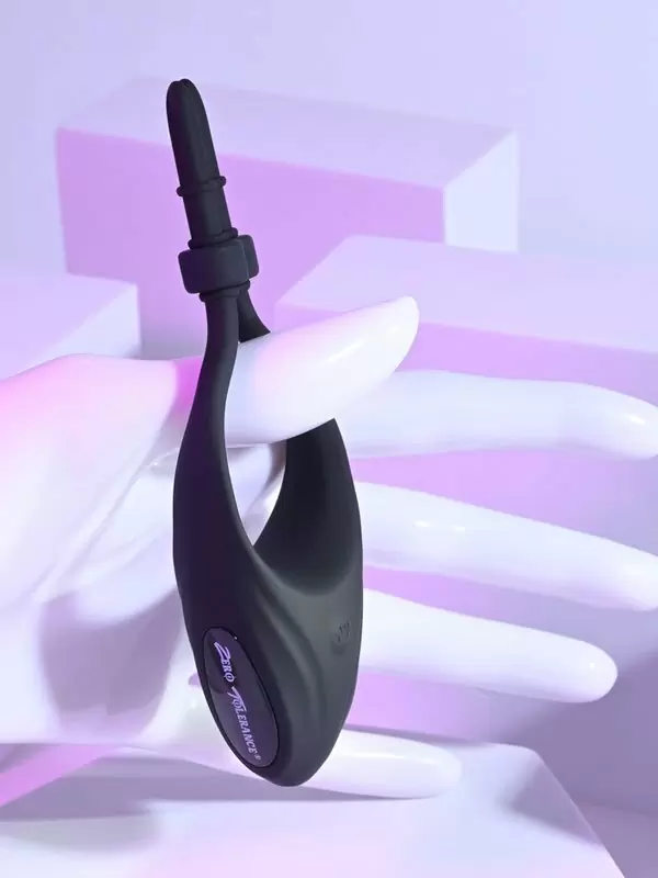 Эрекционное кольцо-лассо Evolved Perfect Fit с вибрацией, 10 скоростей, черное