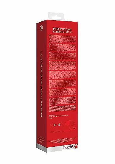 Набор для бондажа Introductory Bondage Kit #1, цвет красный