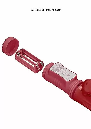 Вибратор кролик Rotating Rabbit - красный