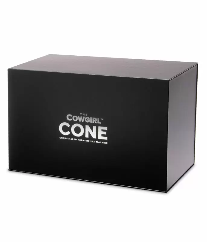 Портативная секс-машина THE COWGIRL CONE, 2 насадки, с пультом Д/У, силикон