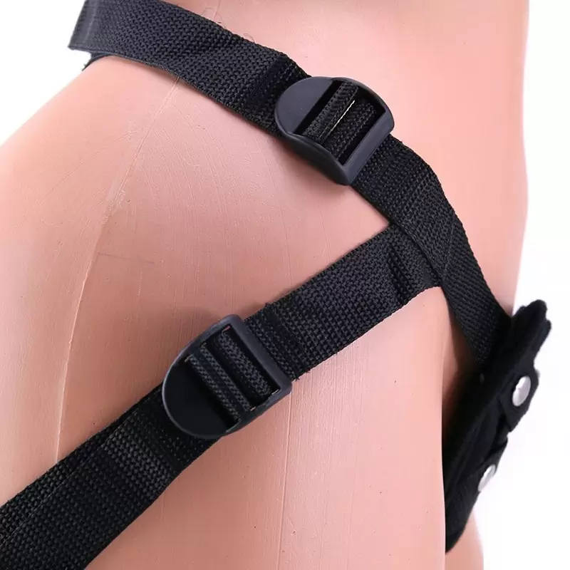 Страпон-трусики Vibrating Plush Harness с вибрацией