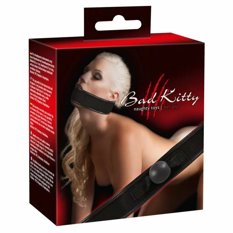 Кляп Bad Kitty Balll Gag - черный