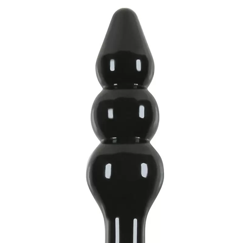 Анальная пробка Jelly Rancher T-Plug Ripple градуированная – черный