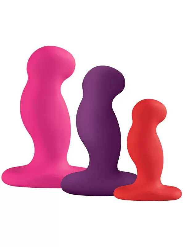 Набор вибровтулок Nexus G-Play+ Trio, 3 размера, 3 цвета