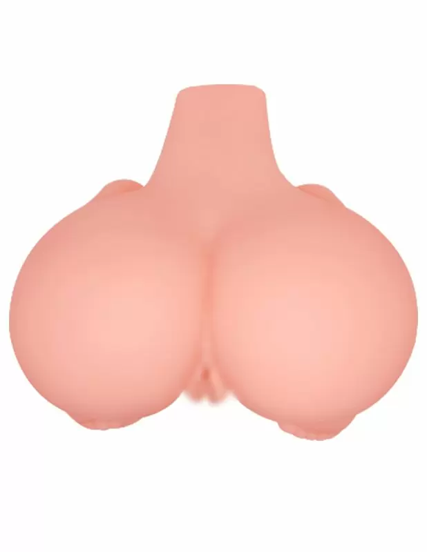 Реалистичный мастурбатор Baile Crazy Bull Vagina and Anal, вагина-анус догги-стайл, 21 см, 5 скоростей, телесный