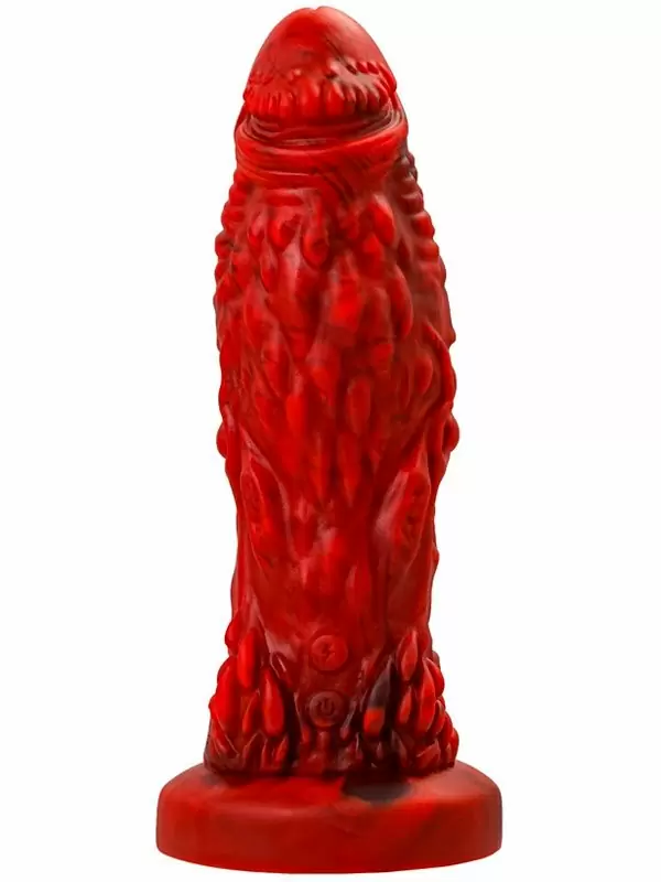 Необычный фаллоимитатор TOYFA Monster Docus, 20 см, 8 режимов, силикон