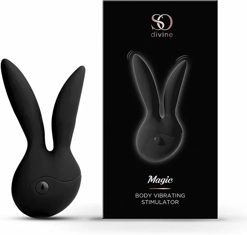 Мини-вибратор So Divine Magic Body Vibrating Stimulator. Черный