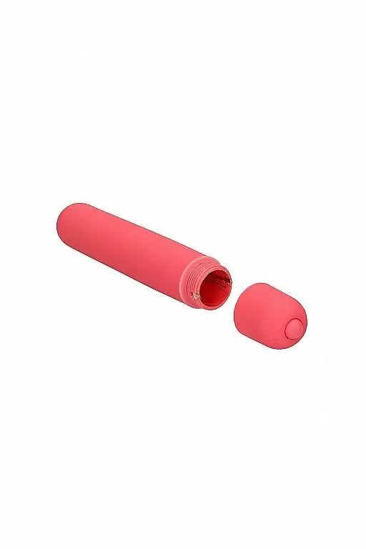 Вибропуля Bullet Vibrator - Extra Long - Pink: 10 см, 10 режимов работы, АБС-пластик