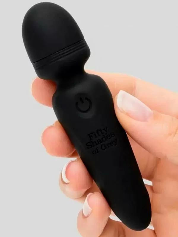 Компактный минивибратор Fifty Shades of Grey Mini-Wand Sensation, 20 режимов, 10,1 см, черный