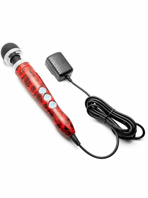 Мощный вибратор Doxy Die Cast 3, 28 см, силикон, принт 