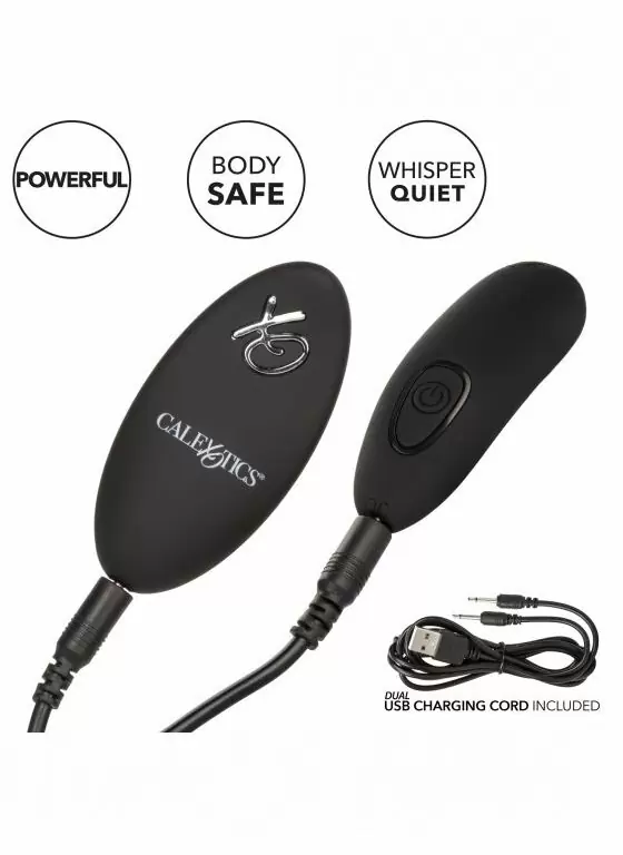 Трусики с вибратором для стимуляции клитора Remote Control Panty Set L/XL: 12 режимов работы, АБС/силикон