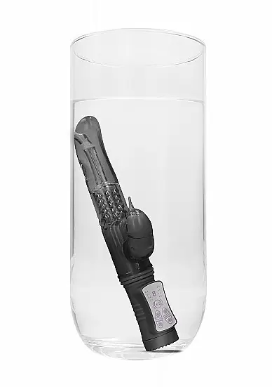 ВИБРАТОР КРОЛИК ROTATING DOLPHIN - черный