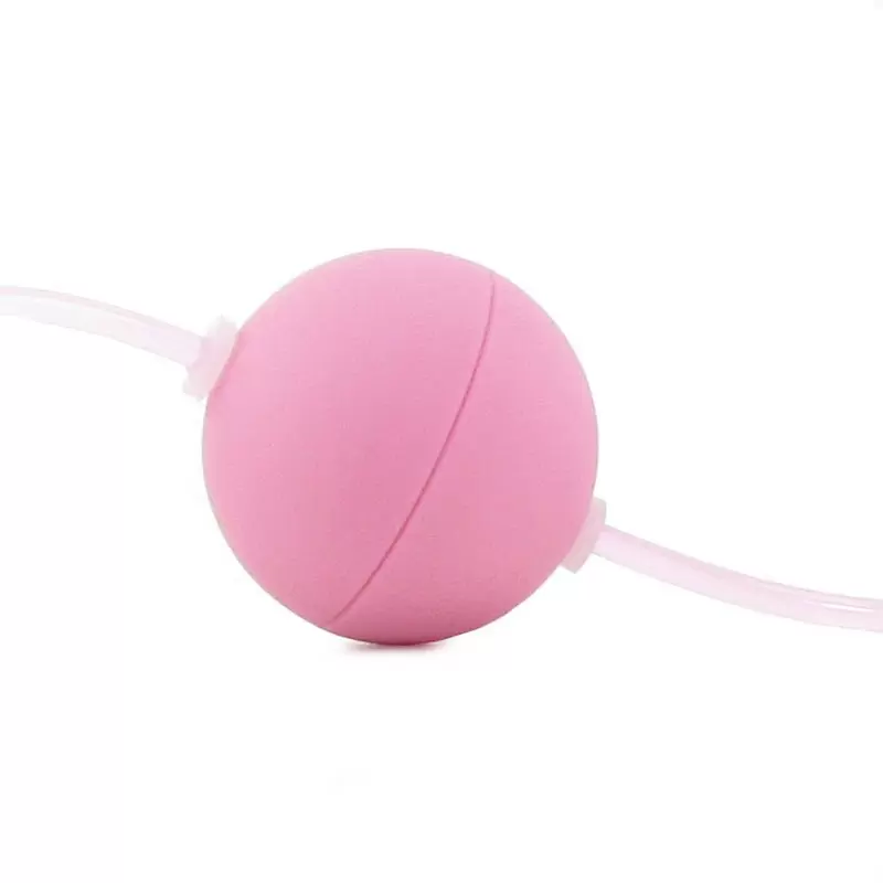 Три вагинальных шарика First Time Triple Lovers на гибкой сцепке – розовый