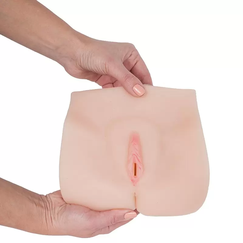 Реалистичная вагина и анус Magic Flesh Shaved Pussy с вибрацией – телесная