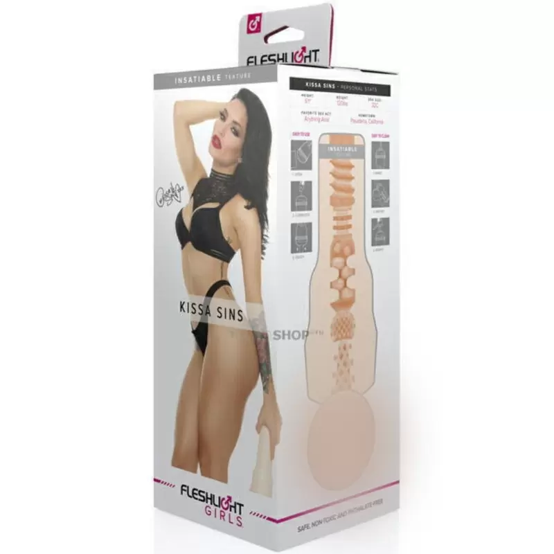 FLESHLIGHT SIGNATURE Мастурбатор Kissa Sins, вагина