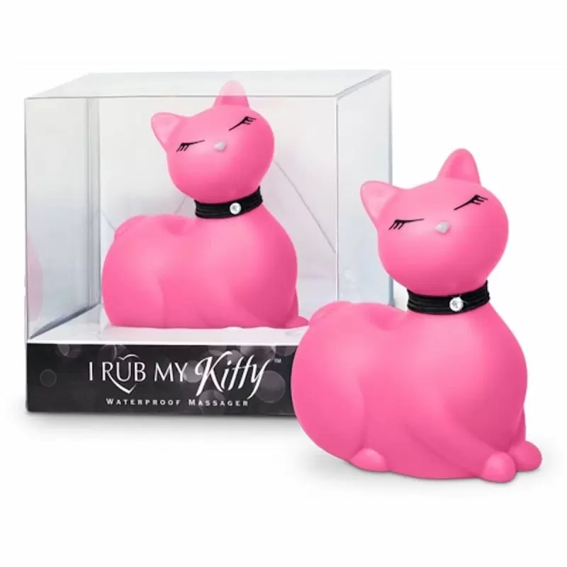 Вибратор в виде розовой кошечки «I Rub My Kitty», Big Teaze Toys