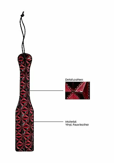 Шлепалка (паддл) Luxury Paddle, цвет бордовый