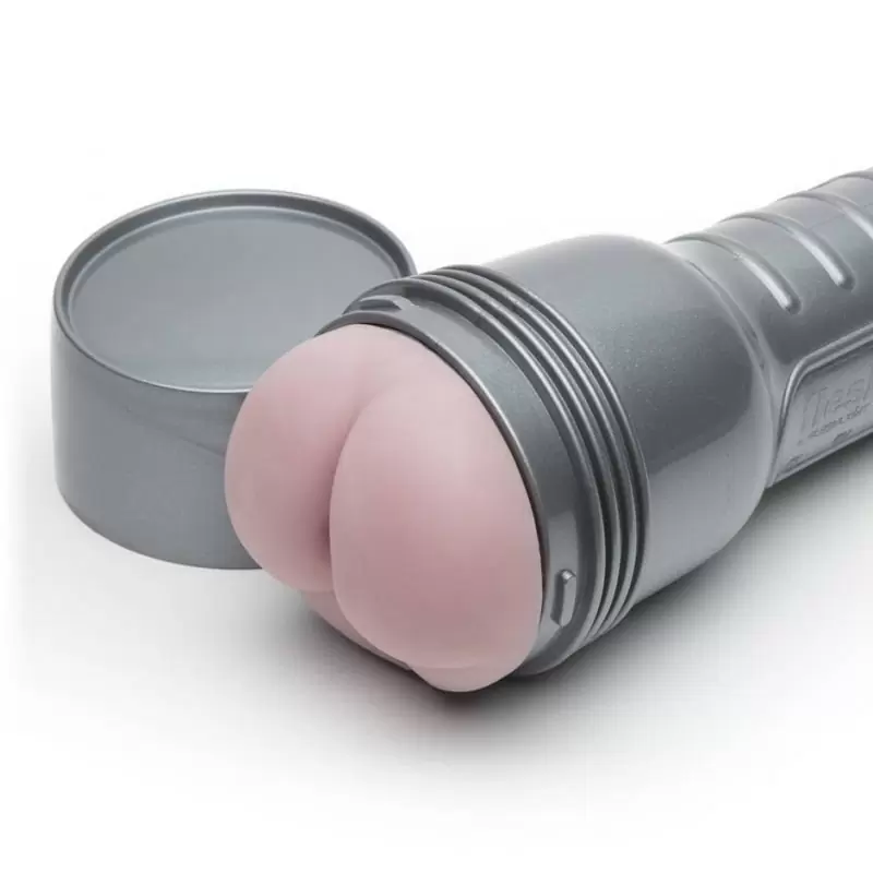 Мастурбатор для тренировки выносливости Fleshlight Endurance Jack анус - розовый с серым