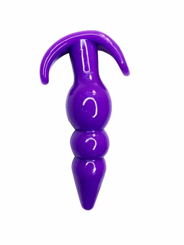 Набор анальных пробок для новичков Midnight Bloom OnOna, с анатомическим контуром, 4 размера, фиолетовый