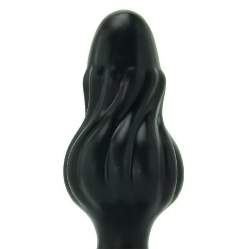 Анальная пробка Platinum Premium Silicone The Spin – черный