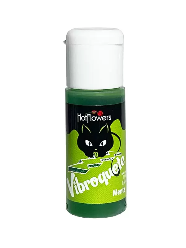 Жидкий вибратор Hot Flowers Vibroquet, мята, 12 мл