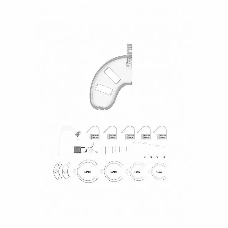 Мужской пояс верности Cage With Plug 10