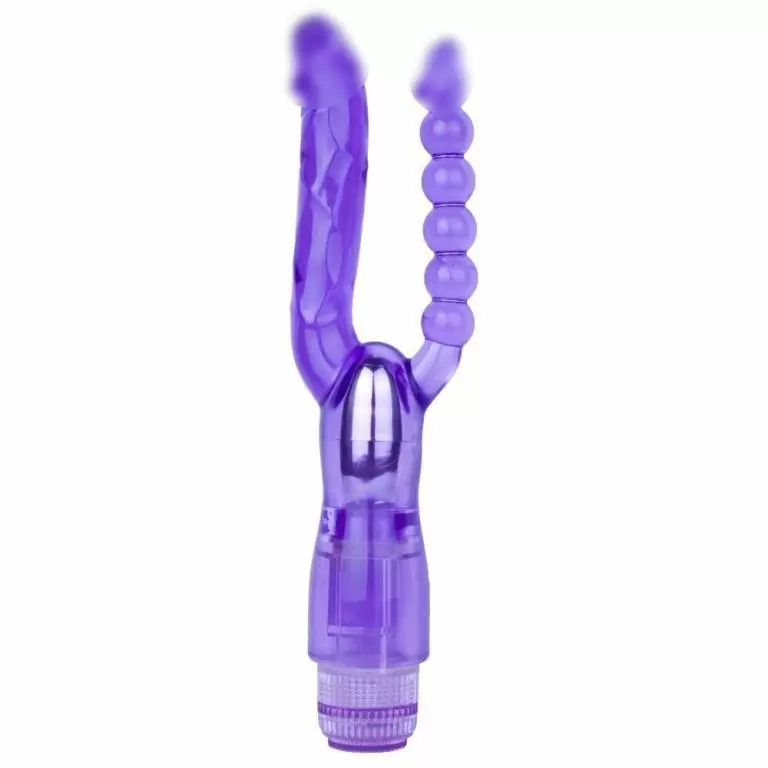 Анально-вагинальный вибратор Me You Us Extreme Dual Vibrator Purple
