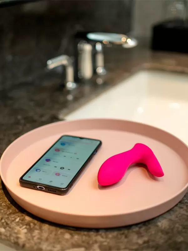 Носимый вибратор LOVENSE Flexer, для трусиков, 10,1 см, силикон, розовый