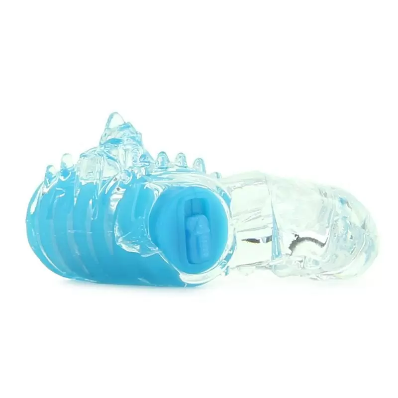 Виброкольцо на пенис ColorPop Quickie Screaming O Plus утолщенное – синий