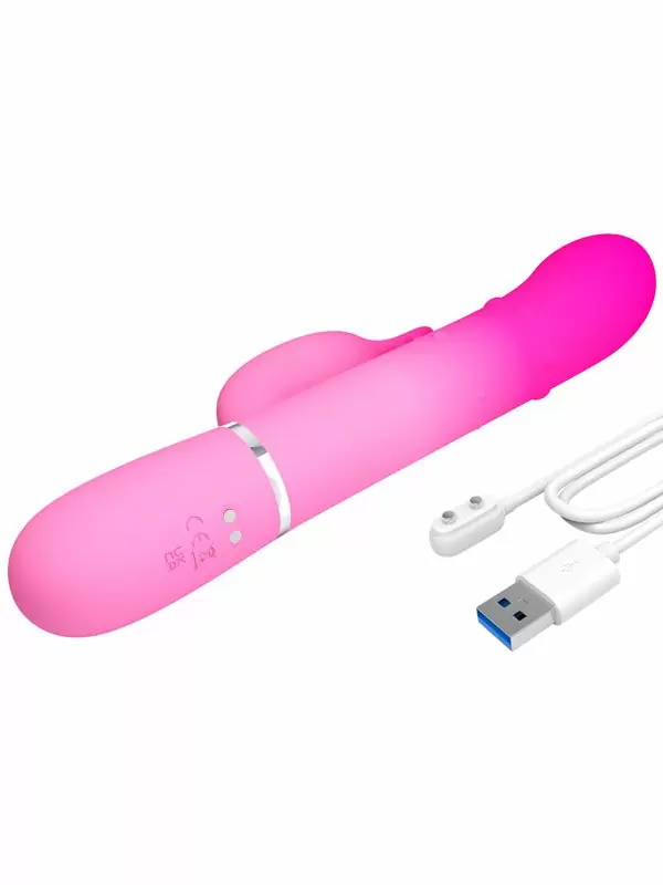 Вибратор-кролик Baile Shima, двойной мотор, 7 режимов