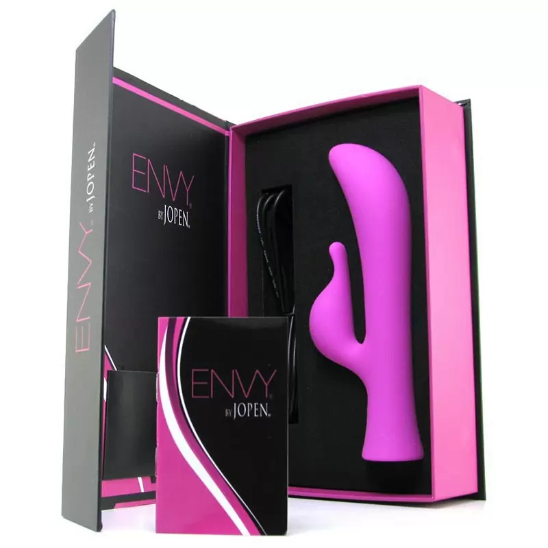 Вибромассажер G-точки Envy Six со стимулятором клитора – розовый