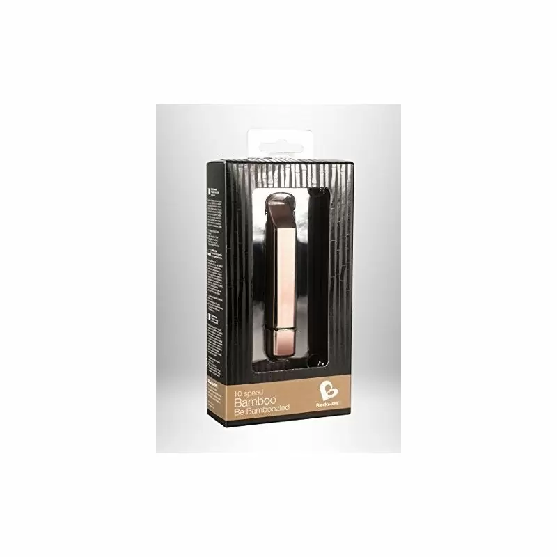 Мини-вибратор Rocks Off Bamboo. Золотой