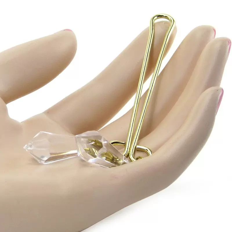 Украшение для половых губ Cleopatra Collection Clitoral Jewelry - прозрачный