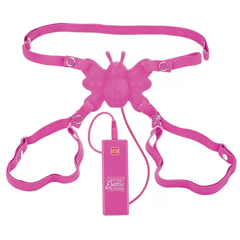 Стимулятор клитора Posh Butterfly Lovers - розовый