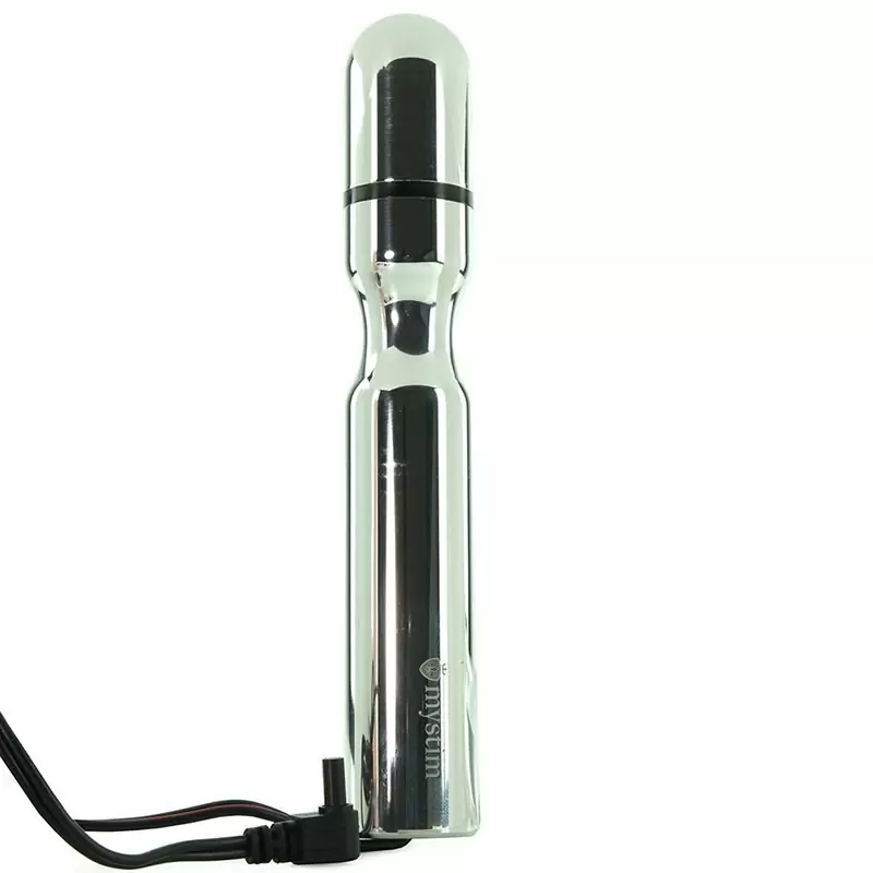 Массажер Double Dan с электростимуляцией – серебристый