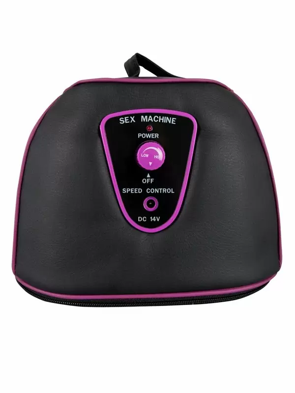 Компактная секс-машина Love Machine, с ротацией, с тремя сменными насадками, 8 режимов