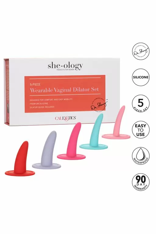 Набор универсальных расширителей She-ology, 5 размеров, силикон