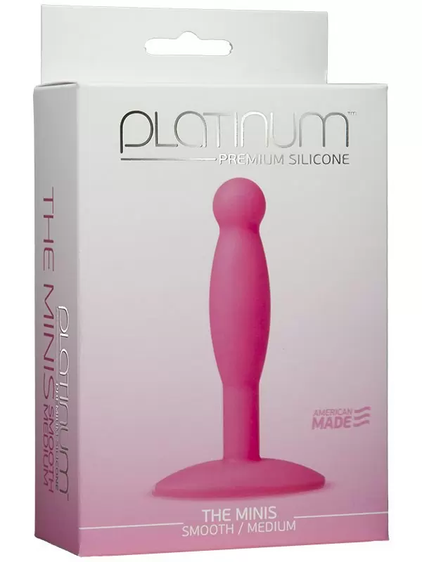 Анальный плуг The Mini's Smooth Medium – розовый	