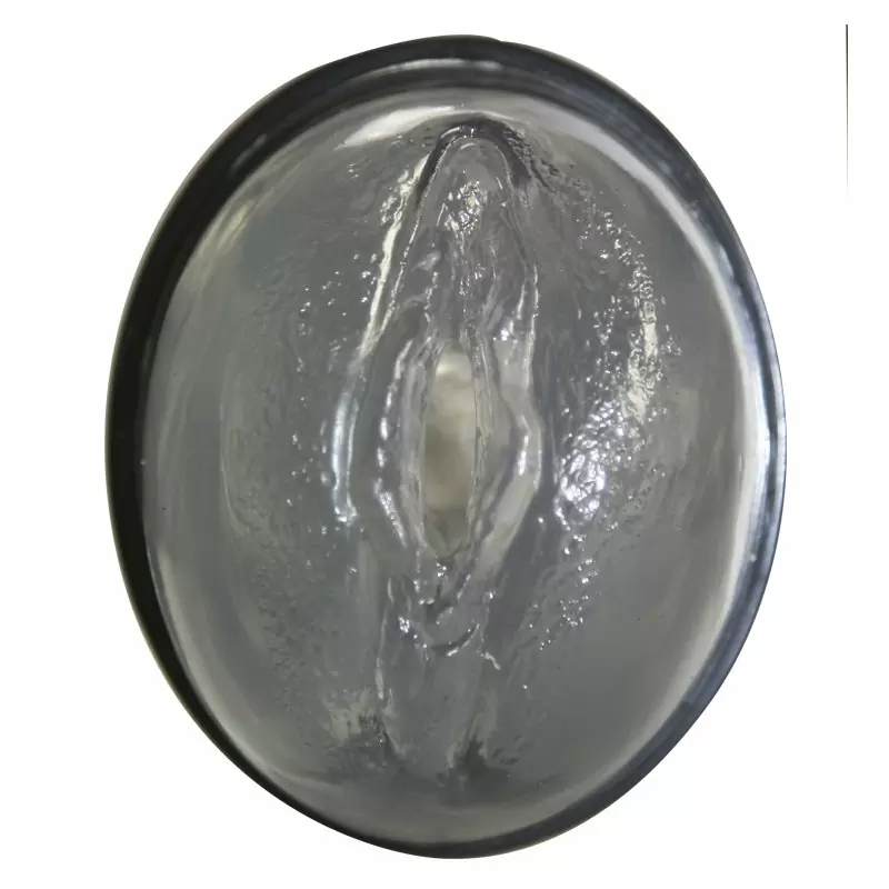 Мастурбатор вагина Pussy с вибрацией в тубусе – прозрачный