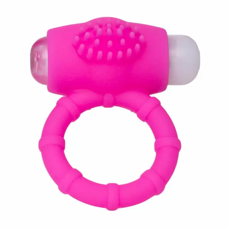 Эрекционное виброкольцо TOYFA A-Toys — розовое, диаметр 2,5 см